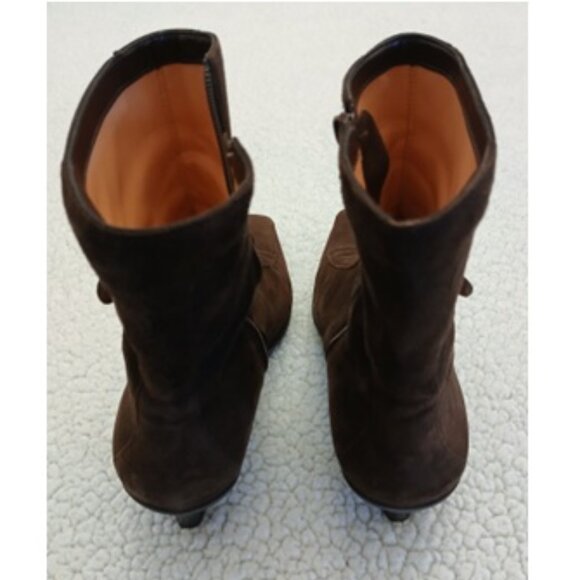 Ann Taylor Brown Suede Ankle Boots - size 9.5 - Picture 4 of 4